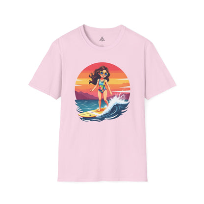 Sunset Surfing Explorer T-Shirt