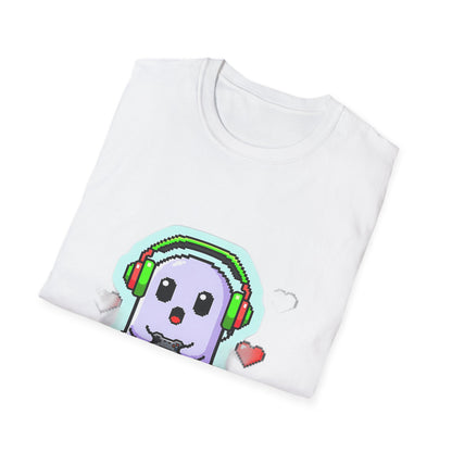 Pixel Ghost Gamer Do Not Disturb Retro T-Shirt