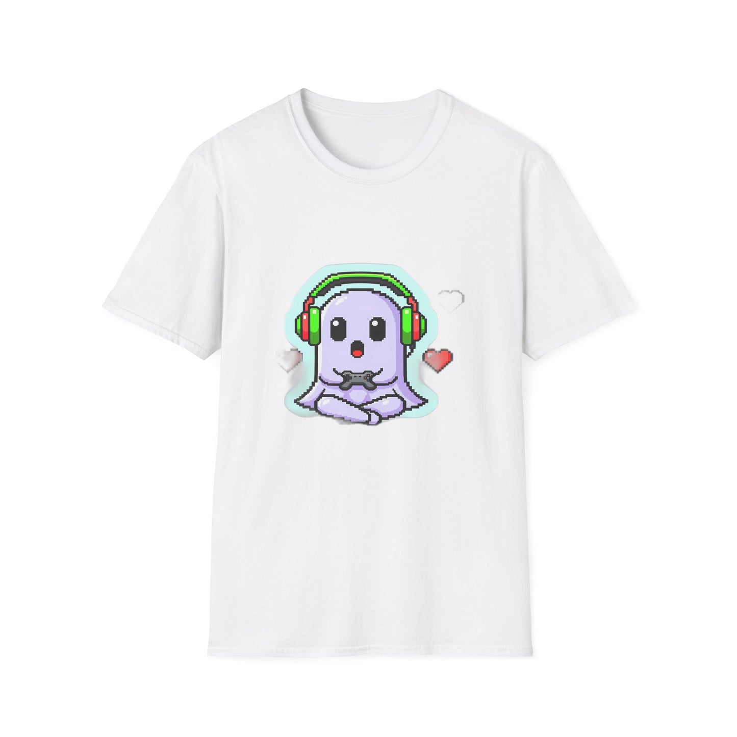 Pixel Ghost Gamer Do Not Disturb Retro T-Shirt