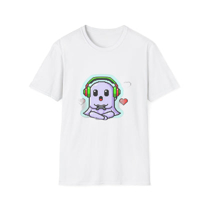 Pixel Ghost Gamer Do Not Disturb Retro T-Shirt