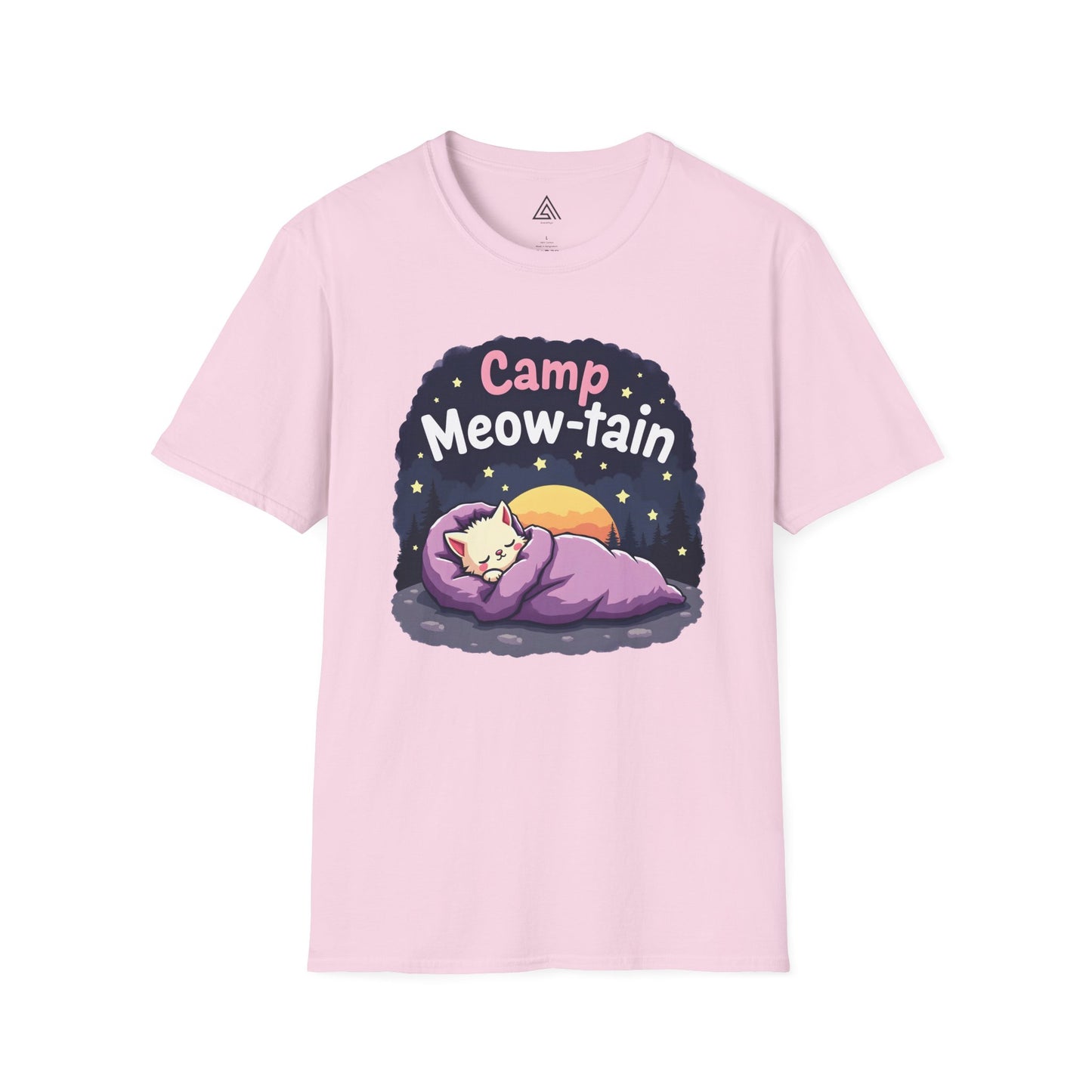 Adventure Cat Night Camp Meow-tain T-Shirt
