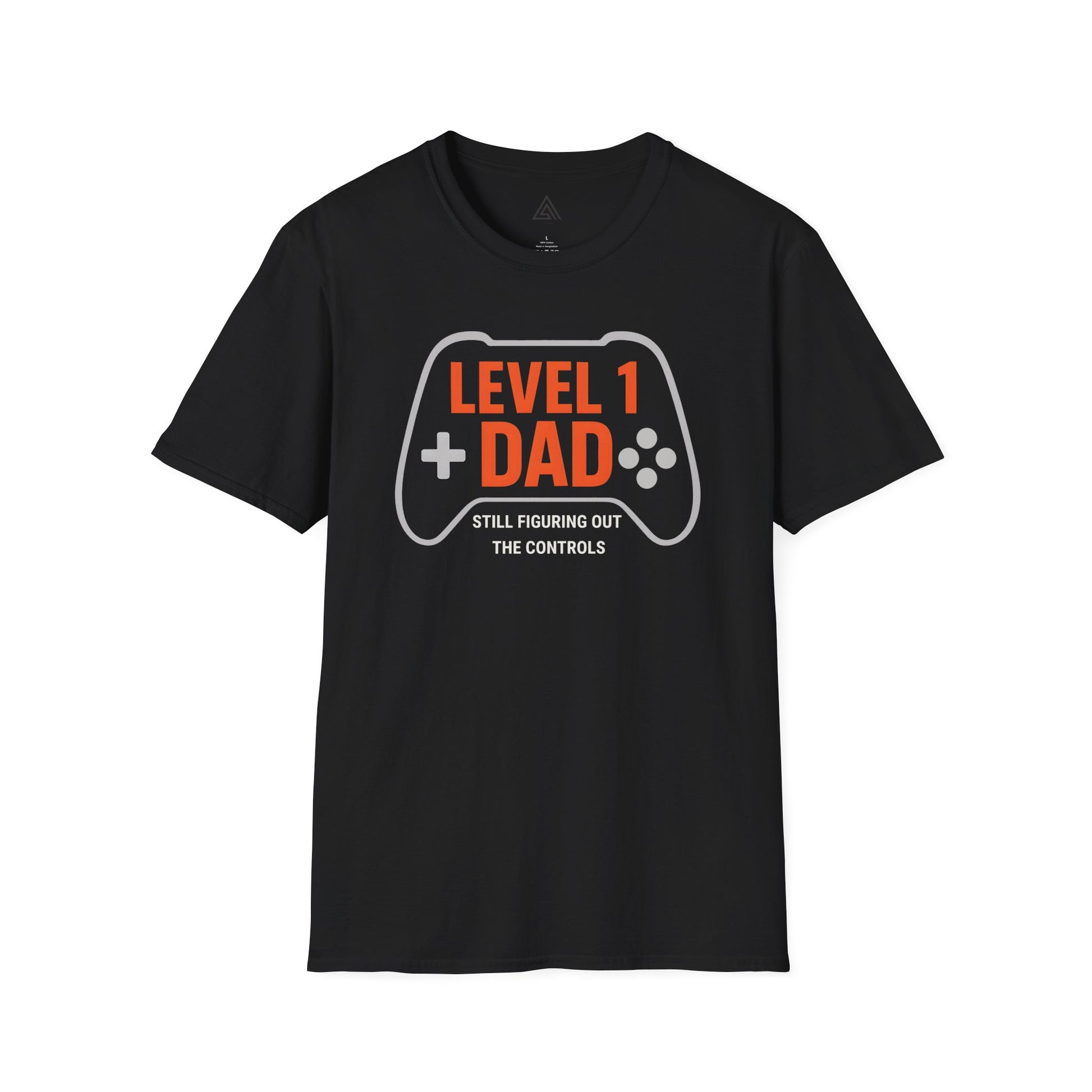 Level 1 Dad gaming controller tshirt design  retro gaming graphics. Gaming dad shirts, family gaming sets, other dad humor designs
