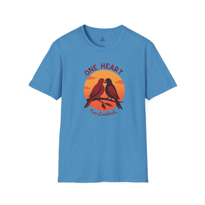 One Heart Two Lovebirds T-Shirt
